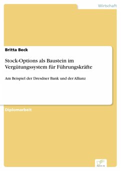 Stock-Options als Baustein im Vergütungssystem für Führungskräfte (eBook, PDF) - Beck, Britta