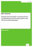 Kriterien für die Vergabe von Konzessionen im Öffentlichen Personennahverkehr unter Wettbewerbsbedingungen (eBook, PDF)