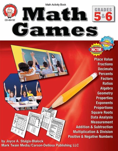 Math Games, Grades 5 - 6 (eBook, PDF) Math Games, Grades 5 - 6 (eBook, PDF)