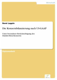 Die Konzernbilanzierung nach US-GAAP (eBook, PDF) - Leppin, René