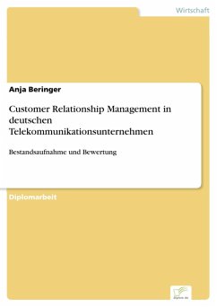 Customer Relationship Management in deutschen Telekommunikationsunternehmen (eBook, PDF) - Beringer, Anja