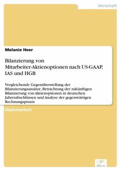 Bilanzierung von Mitarbeiter-Aktienoptionen nach US-GAAP, IAS und HGB (eBook, PDF) - Heer, Melanie