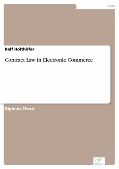 Contract Law in Electronic Commerce (eBook, PDF) - Holthöfer, Ralf