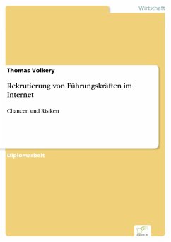 Rekrutierung von Führungskräften im Internet (eBook, PDF) - Volkery, Thomas