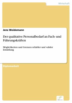 Der qualitative Personalbedarf an Fach- und Führungskräften (eBook, PDF) - Weidemann, Jens