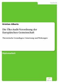 Die Öko-Audit-Verordnung der Europäischen Gemeinschaft (eBook, PDF) - Alberts, Kristian