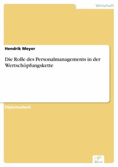 Die Rolle des Personalmanagements in der Wertschöpfungskette (eBook, PDF) - Meyer, Hendrik