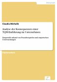 Analyse der Konsequenzen einer TQM-Einführung im Unternehmen (eBook, PDF)