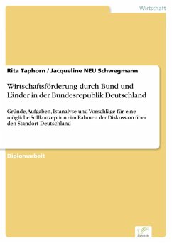 Wirtschaftsförderung durch Bund und Länder in der Bundesrepublik Deutschland (eBook, PDF) - Taphorn, Rita; Schwegmann, Jacqueline Neu