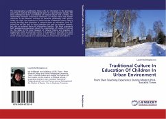 Traditional Culture In Education Of Children In Urban Environment