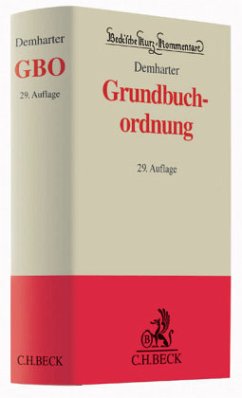 Grundbuchordnung (GBO) - Demharter, Johann