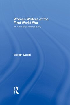 Women Writers of the First World War - Ouditt, Sharon