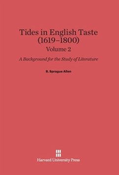 Allen, B. Sprague: Tides in English Taste (1619¿1800). Volume 2 - Allen, B. Sprague