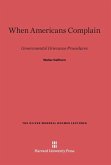 When Americans Complain