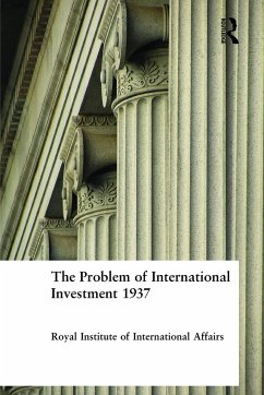 The Problem of International Investment 1937 - Royal Institute Of International Affairs