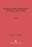 Studies on the Population of China, 1368-1953