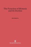The Function of Mimesis and Its Decline