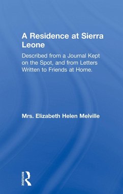 A Residence at Sierra Leone - Melville, Elizabeth Helen