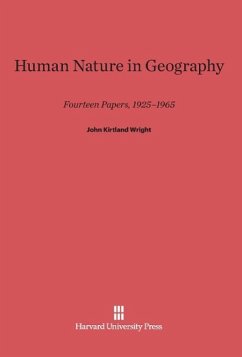 Human Nature in Geography - Wright, John Kirtland