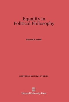 Equality in Political Philosophy - Lakoff, Sanford A.