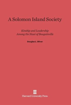 A Solomon Island Society - Oliver, Douglas L.