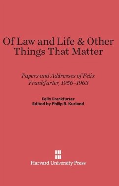 Of Law and Life & Other Things That Matter