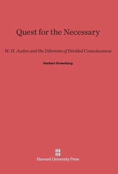 Quest for the Necessary - Greenberg, Herbert