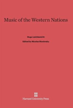 Music of the Western Nations - Leichtentritt, Hugo