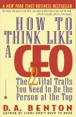 How to Think Like a CEO (eBook, ePUB)
