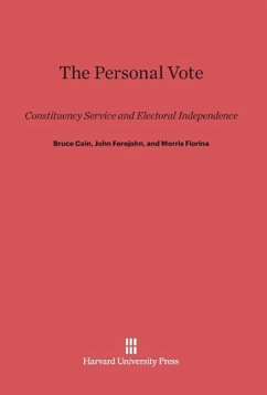 The Personal Vote - Cain, Bruce;Ferejohn, John;Fiorina, Morris