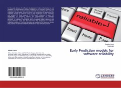 Early Prediction models for software reliability