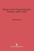Music in the French Secular Theater, 1400¿1550