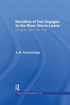 Cover Narrative of Two Voyages to the River Sierra Leone During the Years 1791-1793