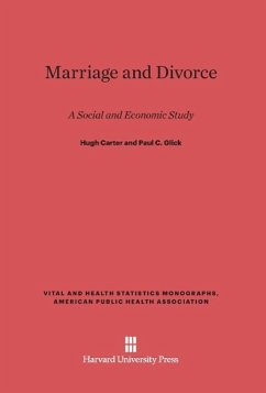 Marriage and Divorce - Carter, Hugh; Glick, Paul C.