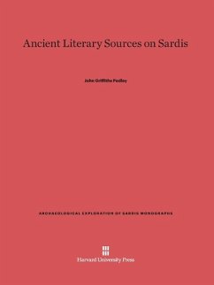 Ancient Literary Sources on Sardis - Pedley, John Griffiths