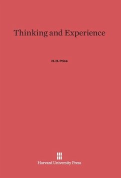 Thinking and Experience - Price, H. H.