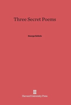 Three Secret Poems - Seferis, George