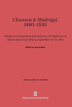 Chanson & Madrigal, 1480¿1530