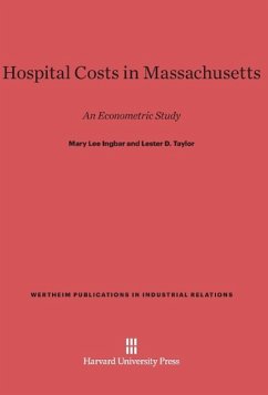 Hospital Costs in Massachusetts - Ingbar, Mary Lee; Taylor, Lester D.