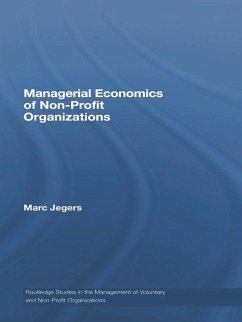 Managerial Economics of Non-Profit Organizations - Jegers, Marc