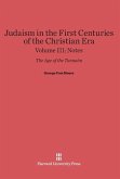 Judaism in the First Centuries of the Christian Era, Volume III, Notes