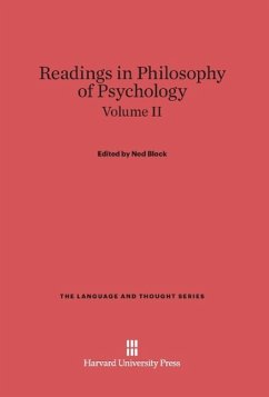 Readings in Philosophy of Psychology, Volume II