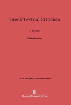 Cover Greek Textual Criticism