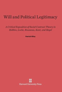 Will and Political Legitimacy - Riley, Patrick