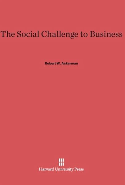 The Social Challenge to Business The Social Challenge to Business