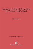 Japanese Colonial Education in Taiwan, 1895-1945