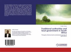 Traditional authorities and local government in South Africa - Khunou, Freddy