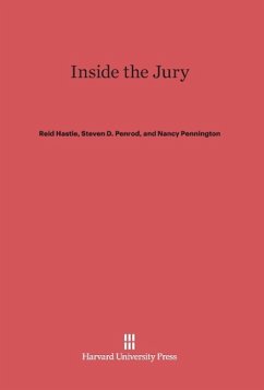 Inside the Jury - Hastie, Reid; Penrod, Steven D.; Pennington, Nancy