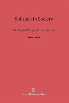 Solitude in Society - Sayre, Robert