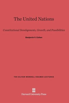 The United Nations - Cohen, Benjamin V.